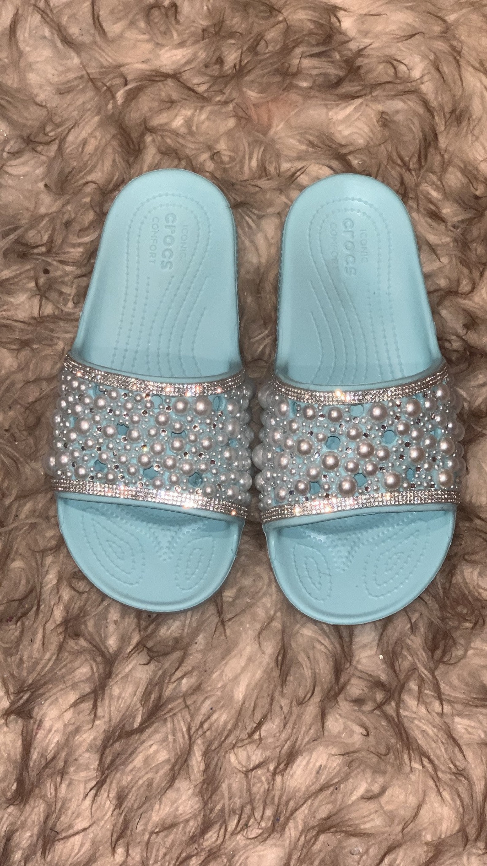 slides with bling