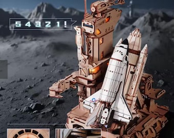 N1 - Soviet - Moon Rocket N1/L3 - 1:144 Scale - 71cm/28inch - OKB