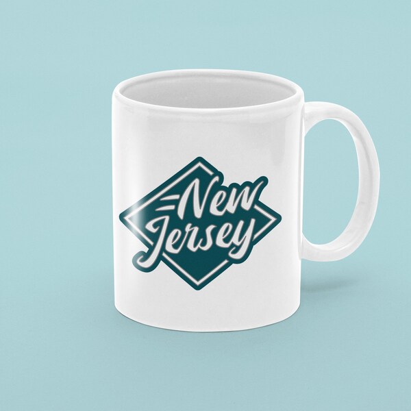 11 oz. New Jersey CawFee Mug | Caw-Fee Mug | South Jersey Mug | North Jersey Mug | Down the Shore Mug