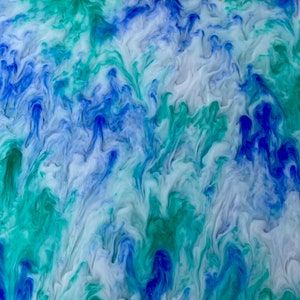 Landkarte der Erde: Gegossenes Acryl 3mm 12x8"