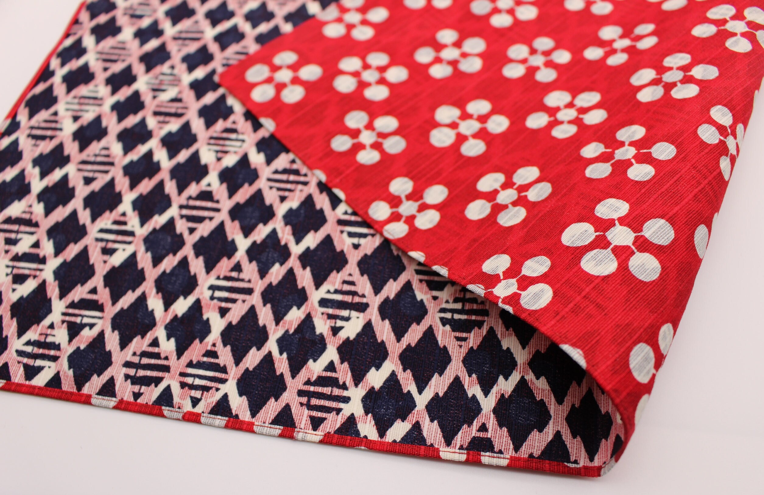 japanese-furoshiki-red-navy-colors-japanese-cotton-wrapping-cloth