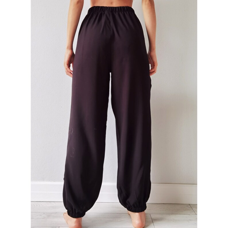 Ventana Pant Yoga Pants 100% Cotton Pants Side Slit Pants - Etsy