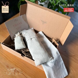 Relaxation eye pillow set for spa experience and self care rituals