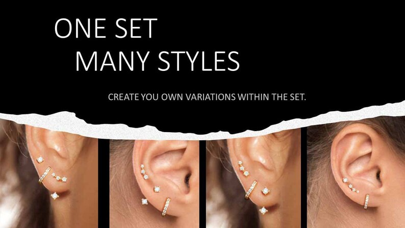 One set many styles earrings set