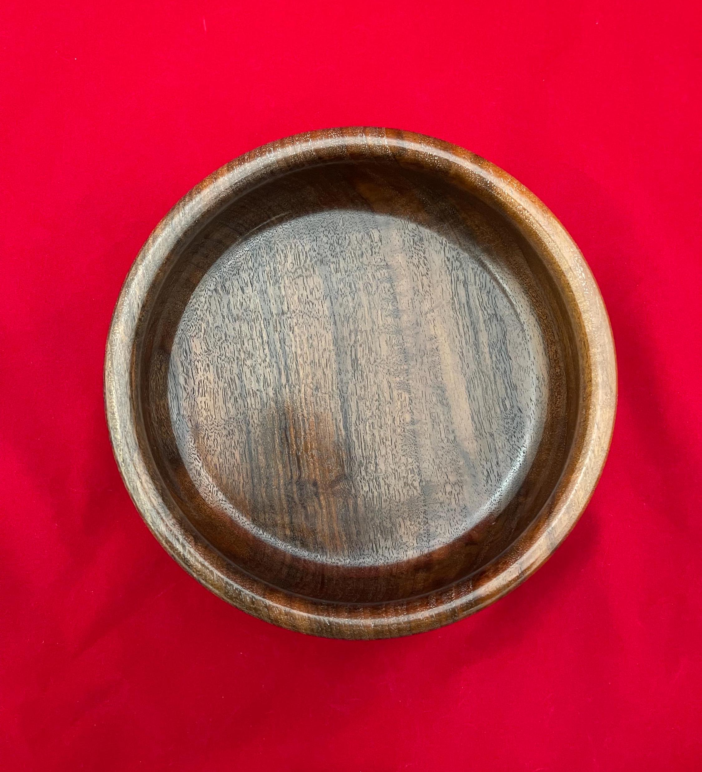 Walnut Secret Bowl - Black