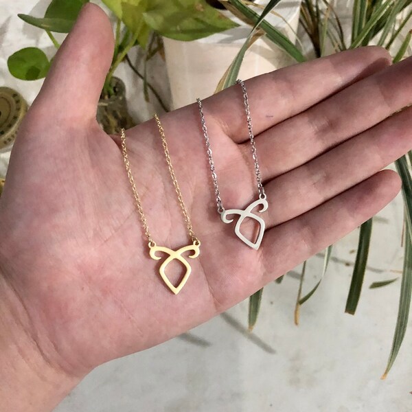 A Clockwork Angel Necklace Gift Mortal Instruments Shadowhunters Shadow Hunters