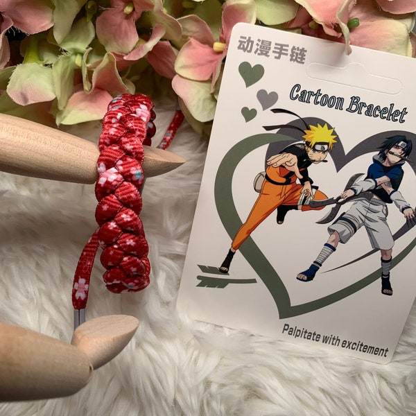 Anime Adjustable Braided Wristband for both Men and Women, 16-22CM <3