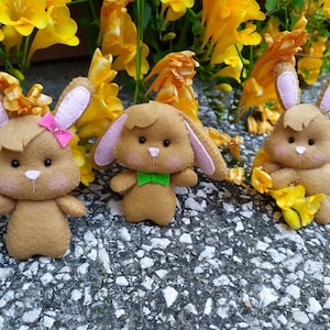 felt bunnies