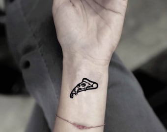pizza slice tattoo  Tatuagem de pizza Tatuagem detalhada Boas ideias  para tatuagem