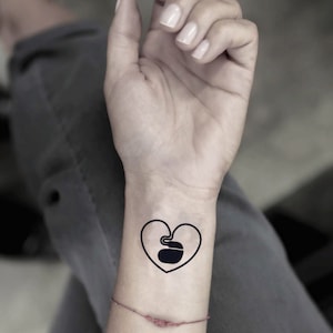 Faux autocollant de tatouage temporaire Pacemaker (Ensemble de 2)