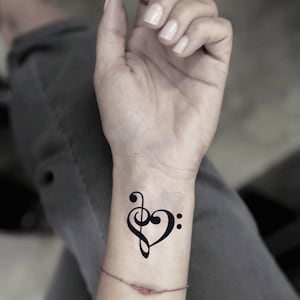 Music Note Tattoo On Wrist  Tattoo Designs Tattoo Pictures