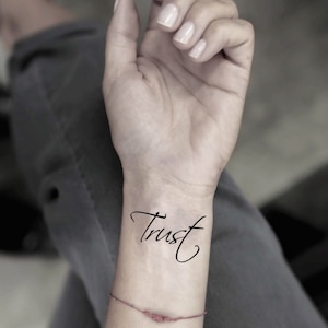 Trust Adesivo de tatuagem falsa temporária (conjunto de 2)