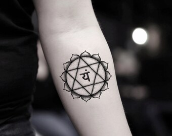 Chakra Tattoo Design Etsy