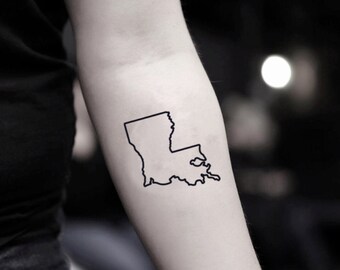 Louisiana Tattoo Etsy