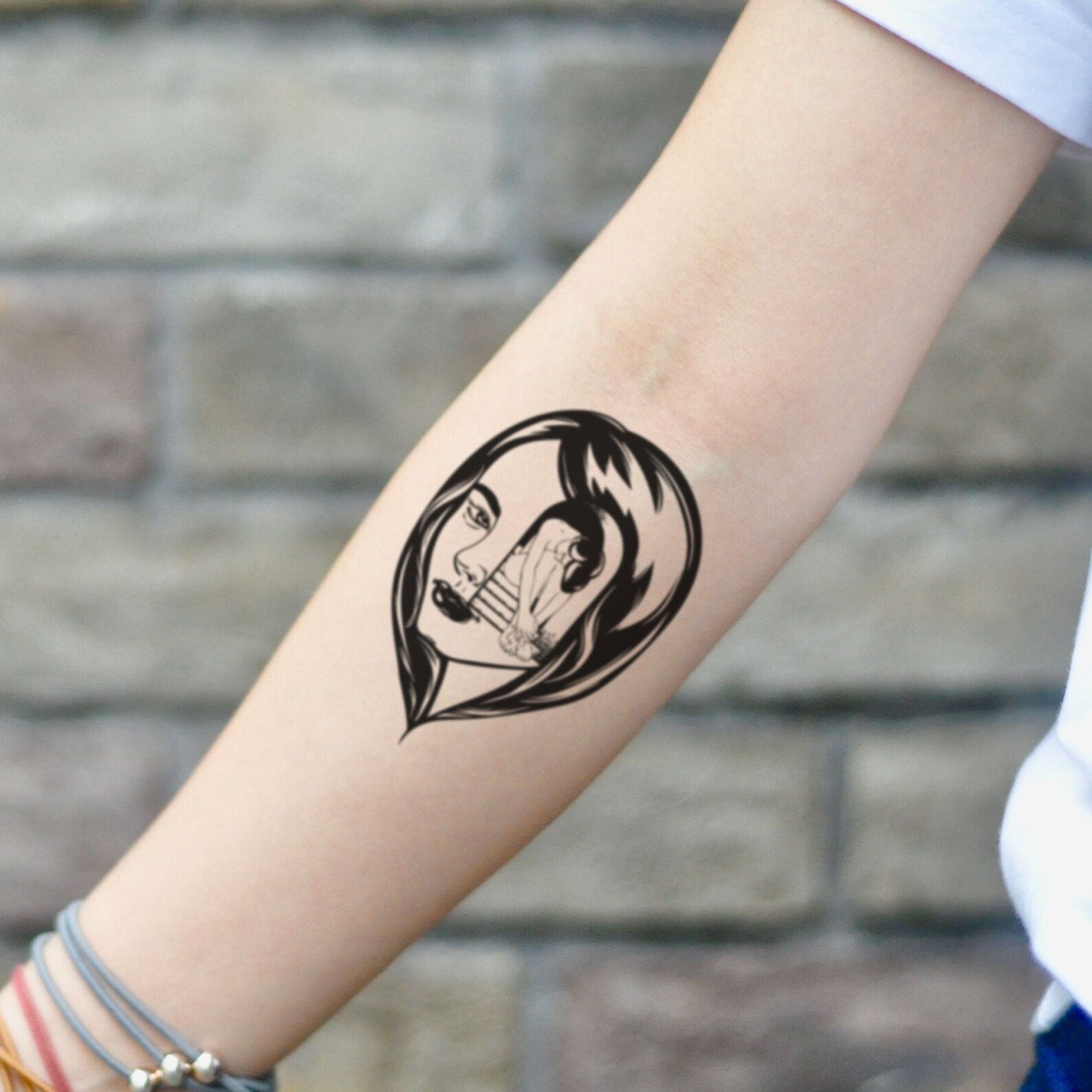 Einsamkeit einsame Loner temporäre Tattoo Aufkleber Set von Etsy