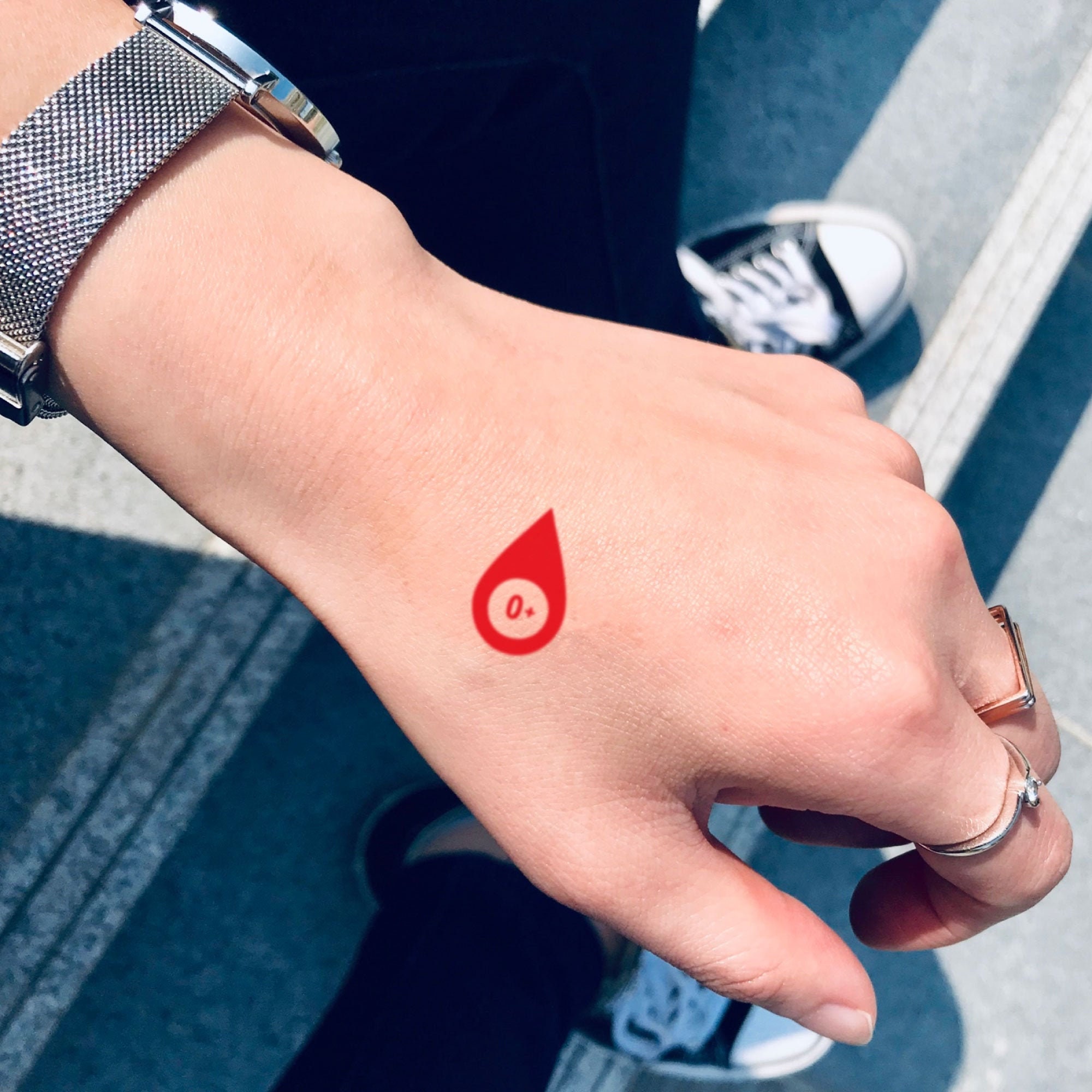 O-positive Blood Type Temporary Tattoo Sticker set of 4 - Etsy O-positive Blood Type Temporary Tattoo Sticker set of 4 - Etsy