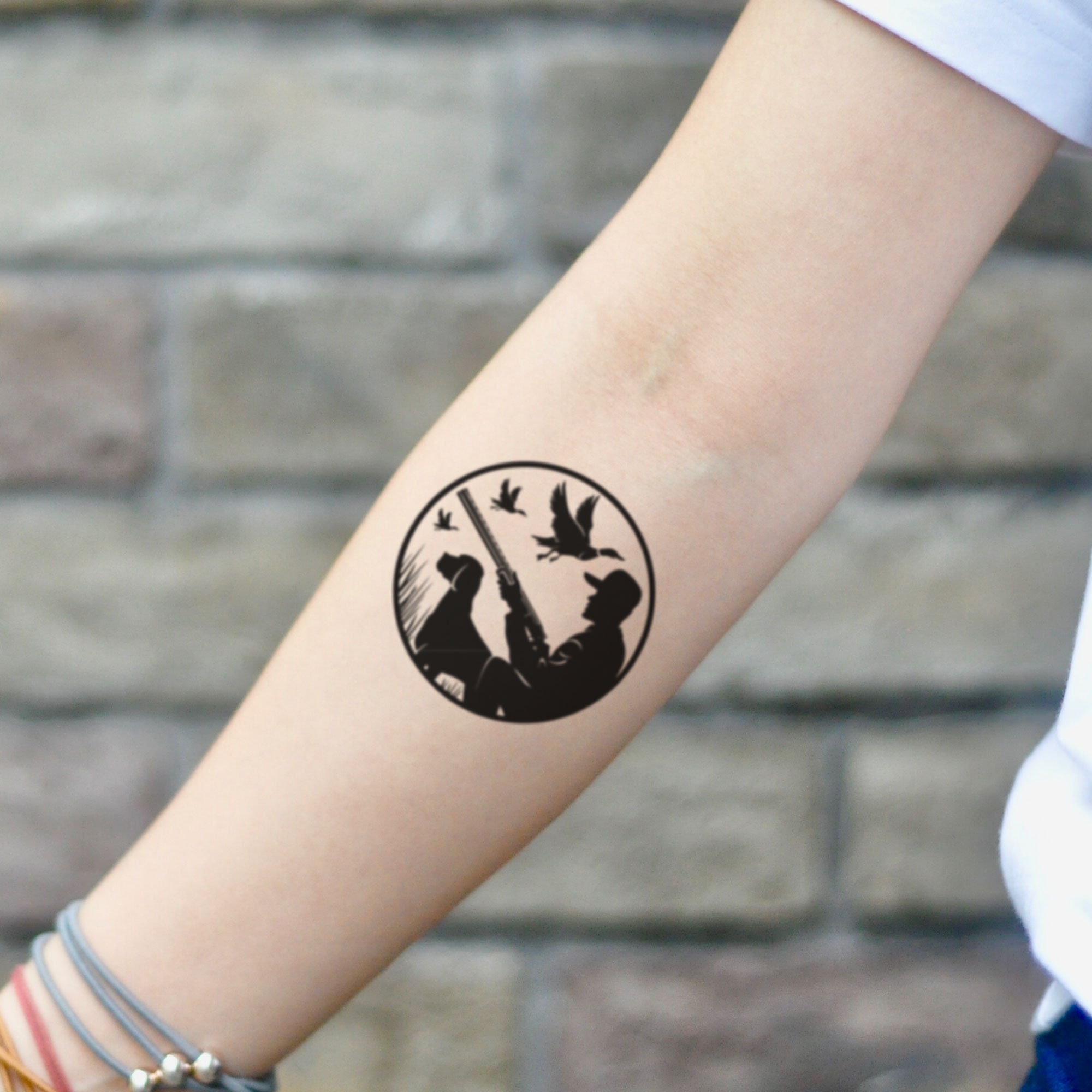 Duck Hunting Temporary Tattoo Sticker set of 2 - Etsy New Zealand Duck Hunting Temporary Tattoo Sticker set of 2 - Etsy New Zealand