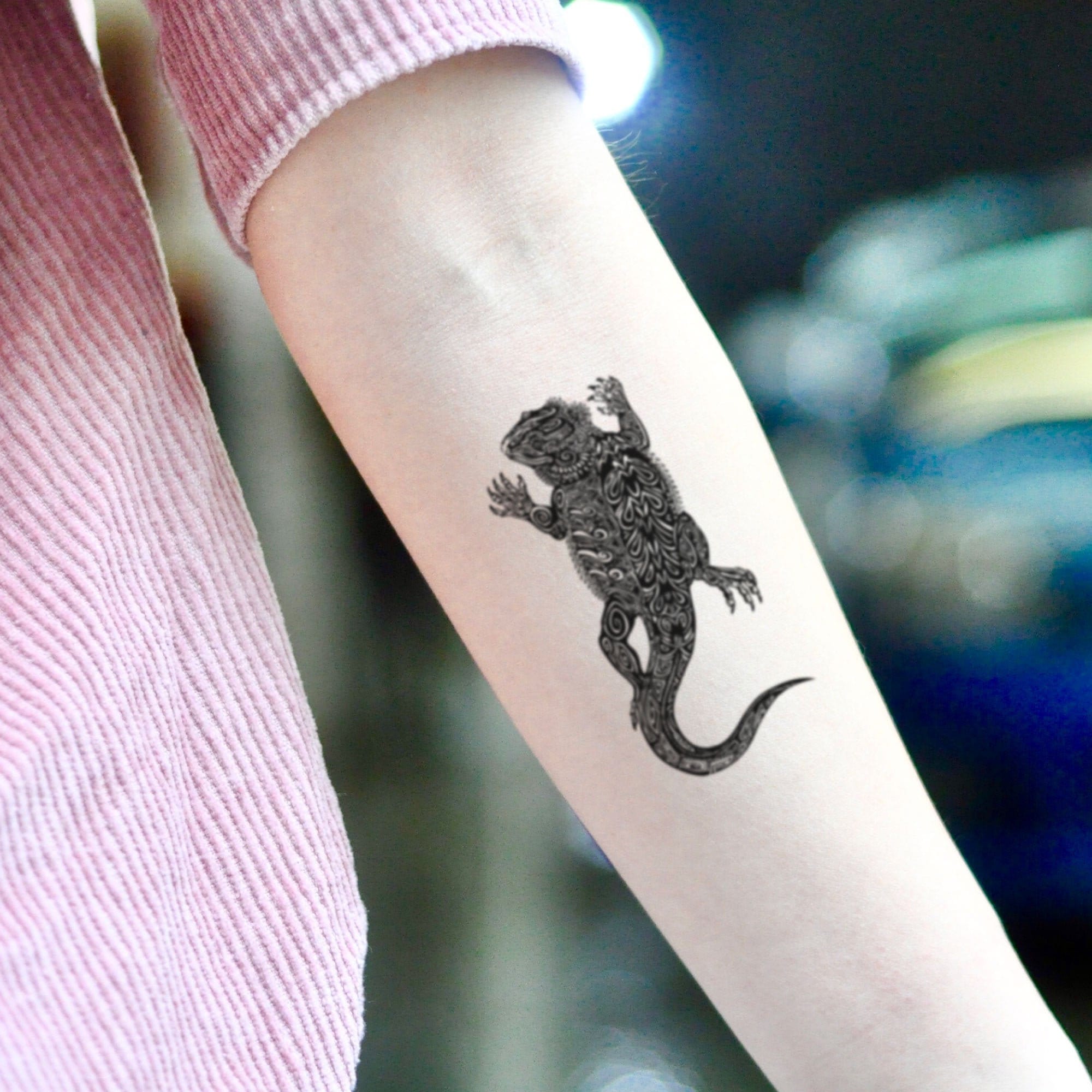 15 Bearded Dragon Tattoo Ideas Designs  Meanings  PetPress  Bearded  dragon tattoo Dragon tattoo Tattoos