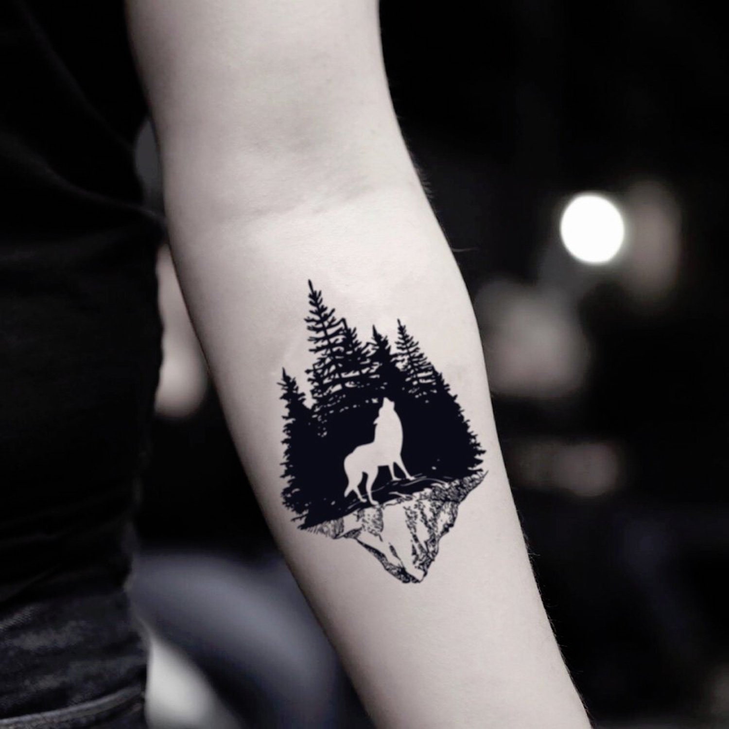 When in doubt follow the Loth Wolf Thanks again janibellart for my  beautiful tattoo  May The Force Be With You   Minimalist tattoo  Tattoos Wolf tattoo