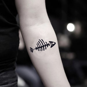 Fish Bone Tattoos 