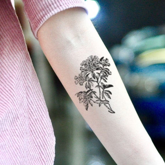 vintage botanical mountain laurel floral tattoo for Maddie  Laurel tattoo  Floral tattoo sleeve Body art tattoos