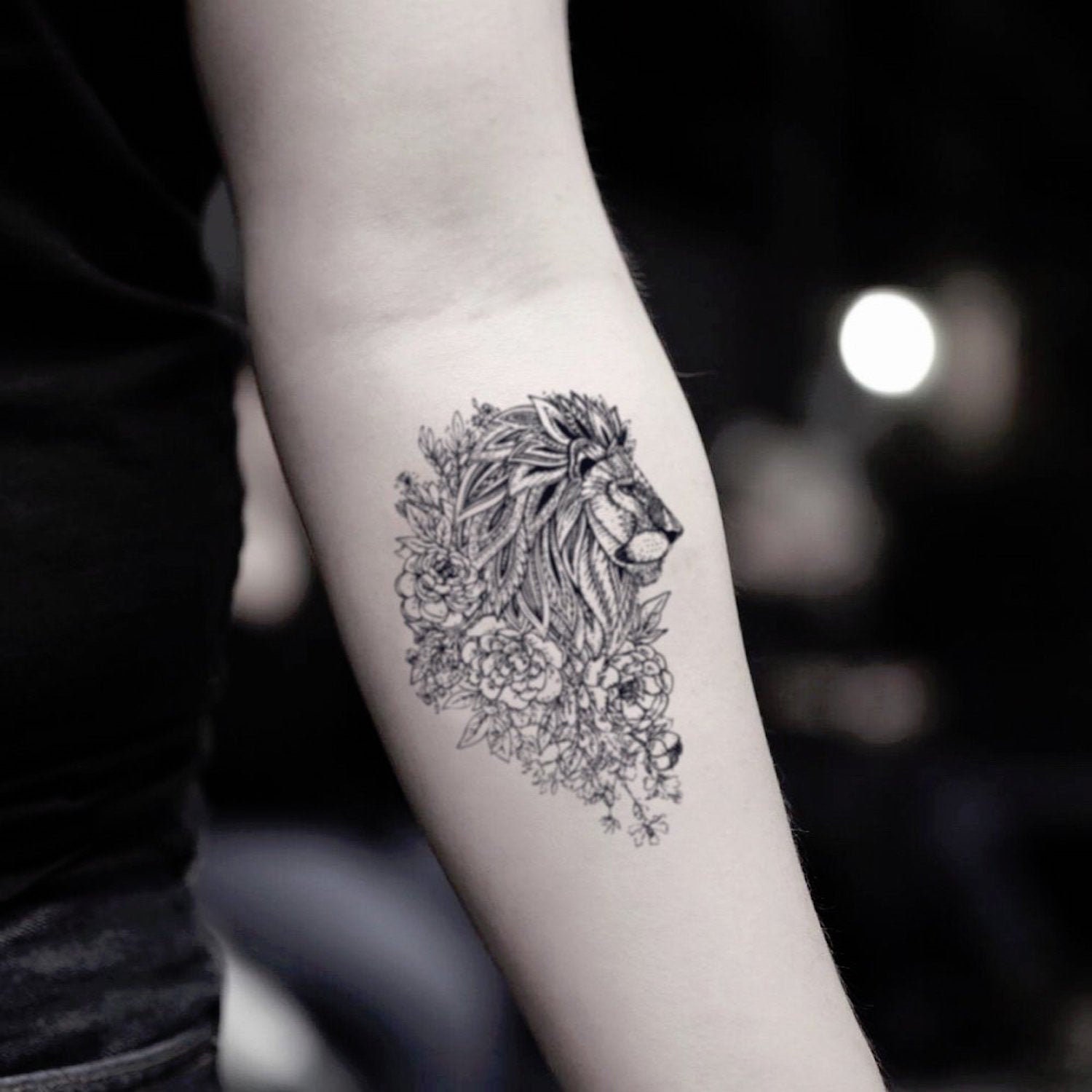 101 Best Lion With Flowers Tattoo Ideas That Will Blow Your Mind  Outsons