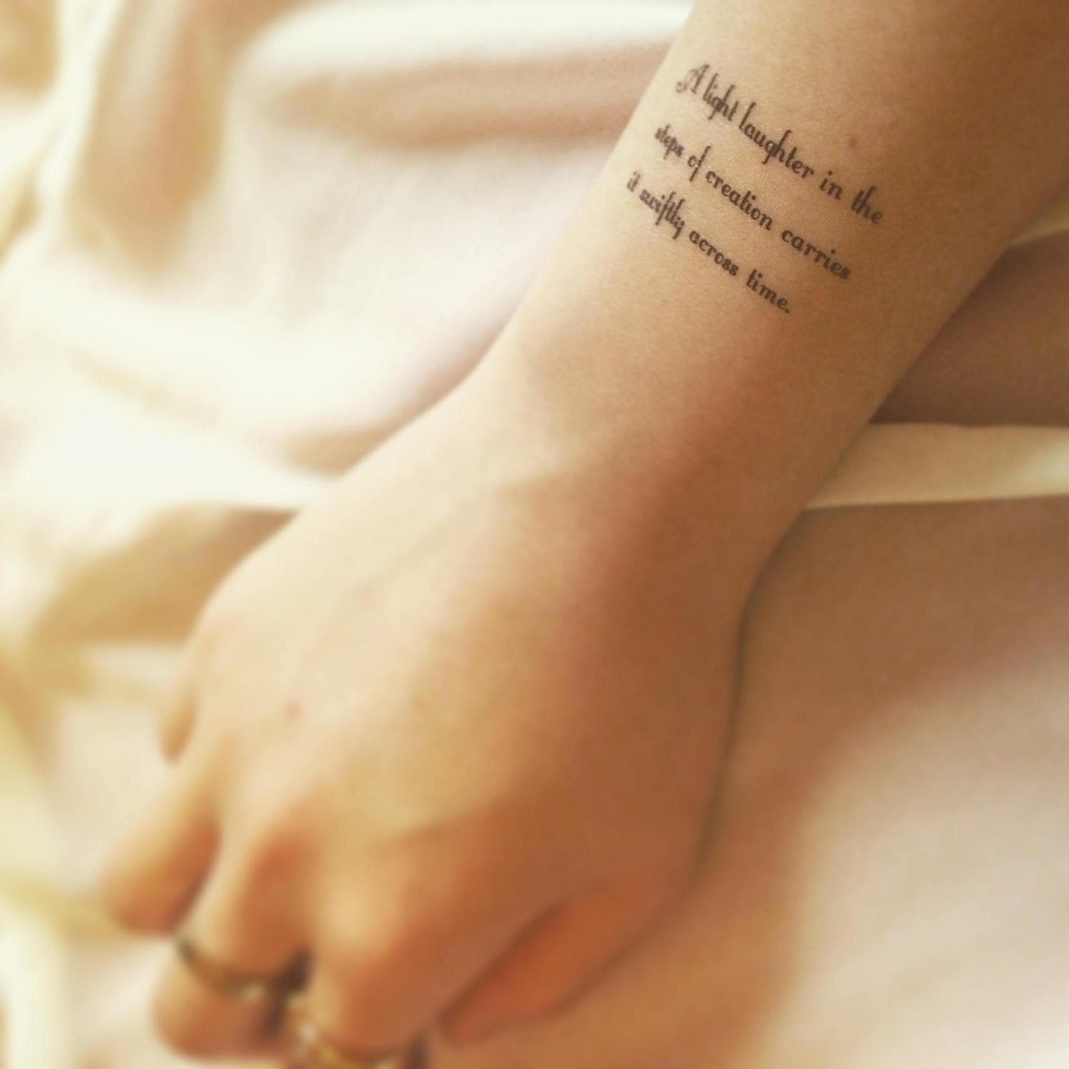 Her Smile Atticus Poetry Tattoo  Tattoo quotes Long quote tattoo Poetry  tattoo