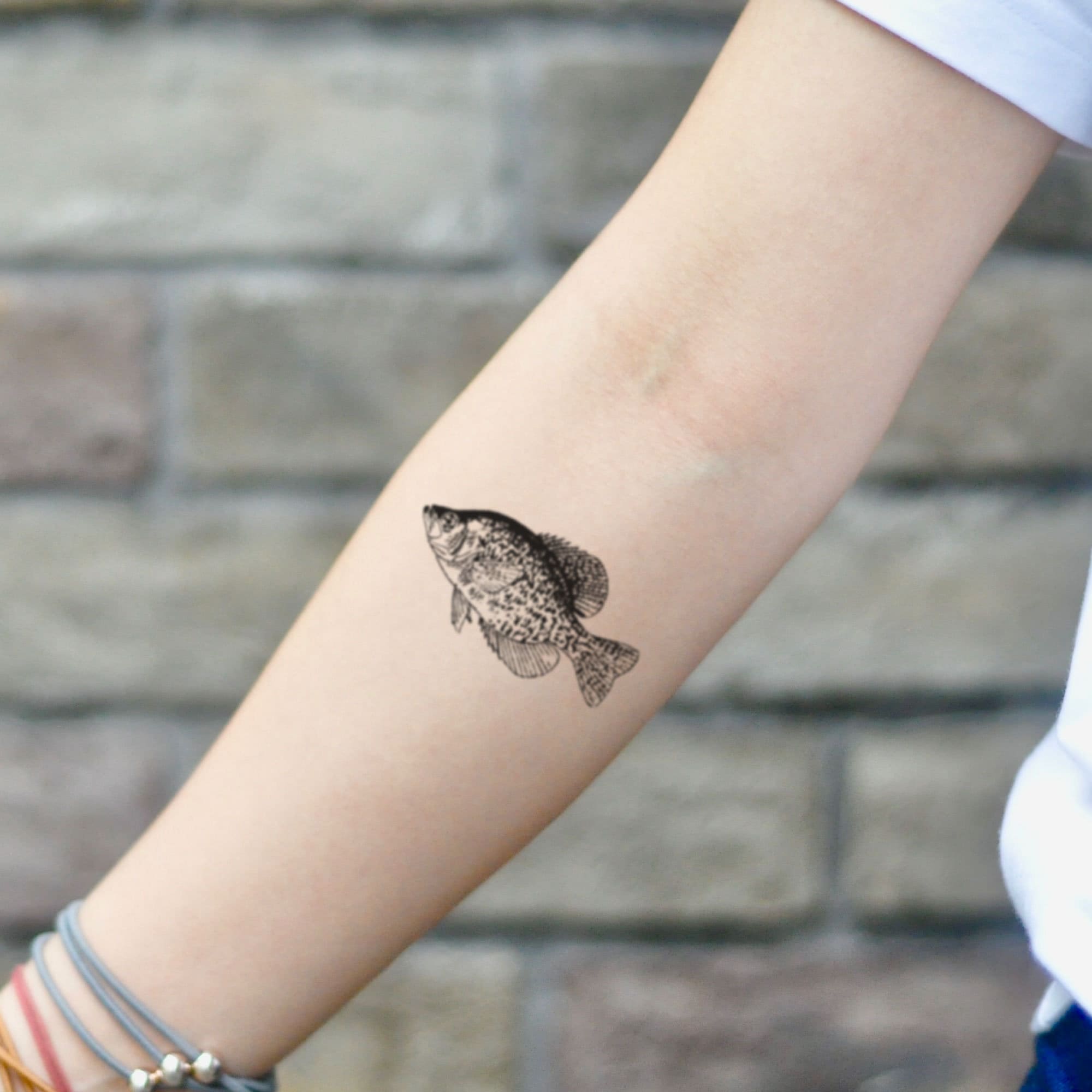 1pc Koi Fish Design Hairline Tattoo Sticker (waterproof, Sweatproof),  Suitable For Women's Arms, Thighs And Chinese Style Tattoo | SHEIN USA