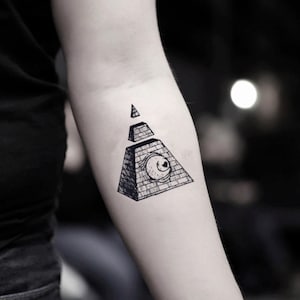 Tatuaje piramidal Etsy Mexico