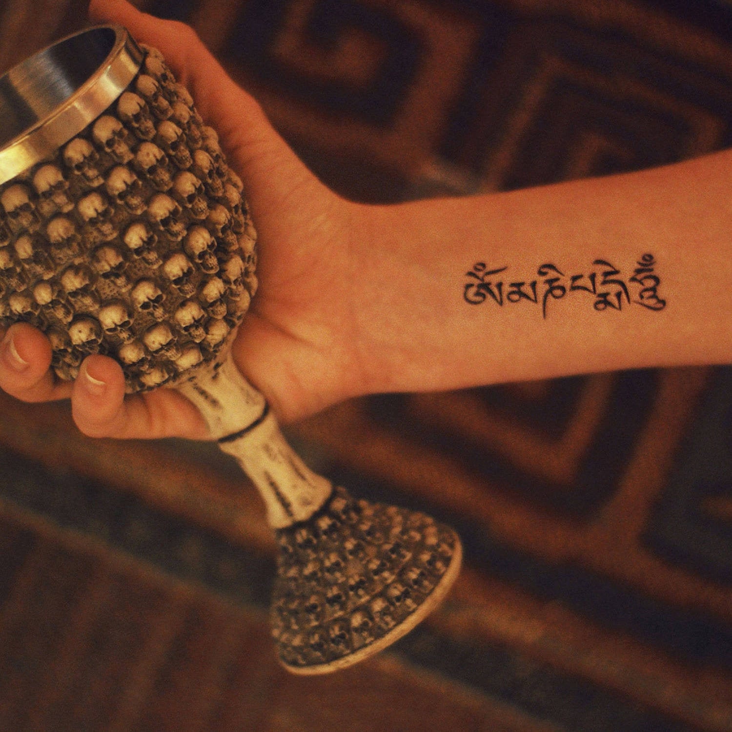 Om Mani Padme Tattoo - Etsy Om Mani Padme Tattoo - Etsy