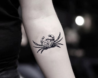 Crab tattoo by vickyink