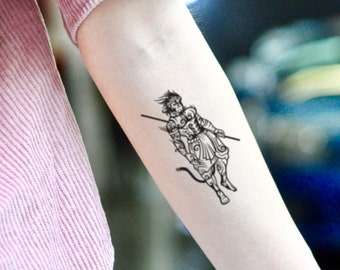 Sun Wukong Temporary Tattoo Sticker set of 2 - Etsy Sun Wukong Temporary Tattoo Sticker set of 2 - Etsy