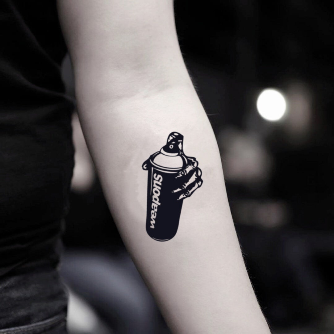Top more than 74 spray can tattoo super hot in.cdgdbentre