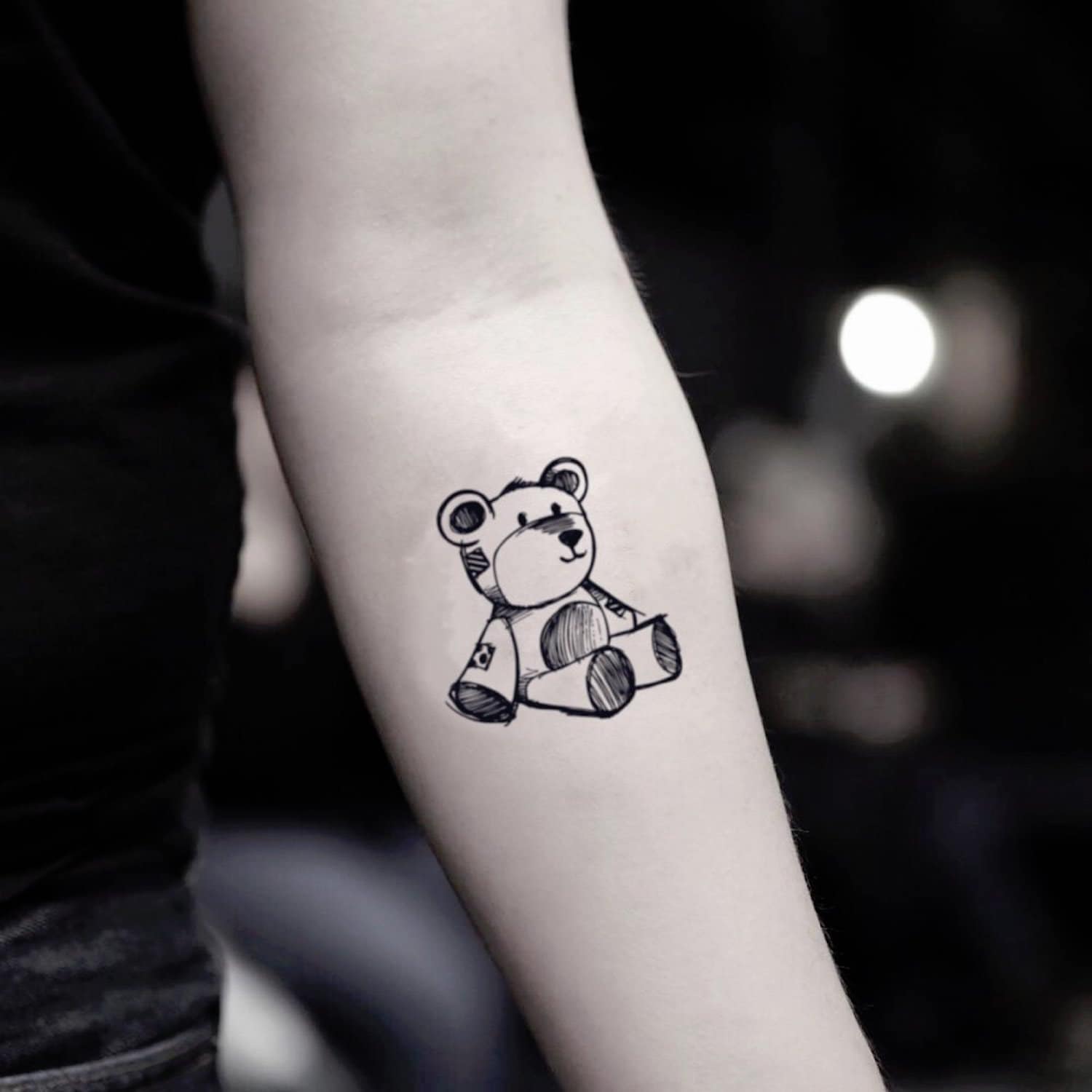 minimalist bear tattoo  Tattoos Bear tattoos Bear tattoo