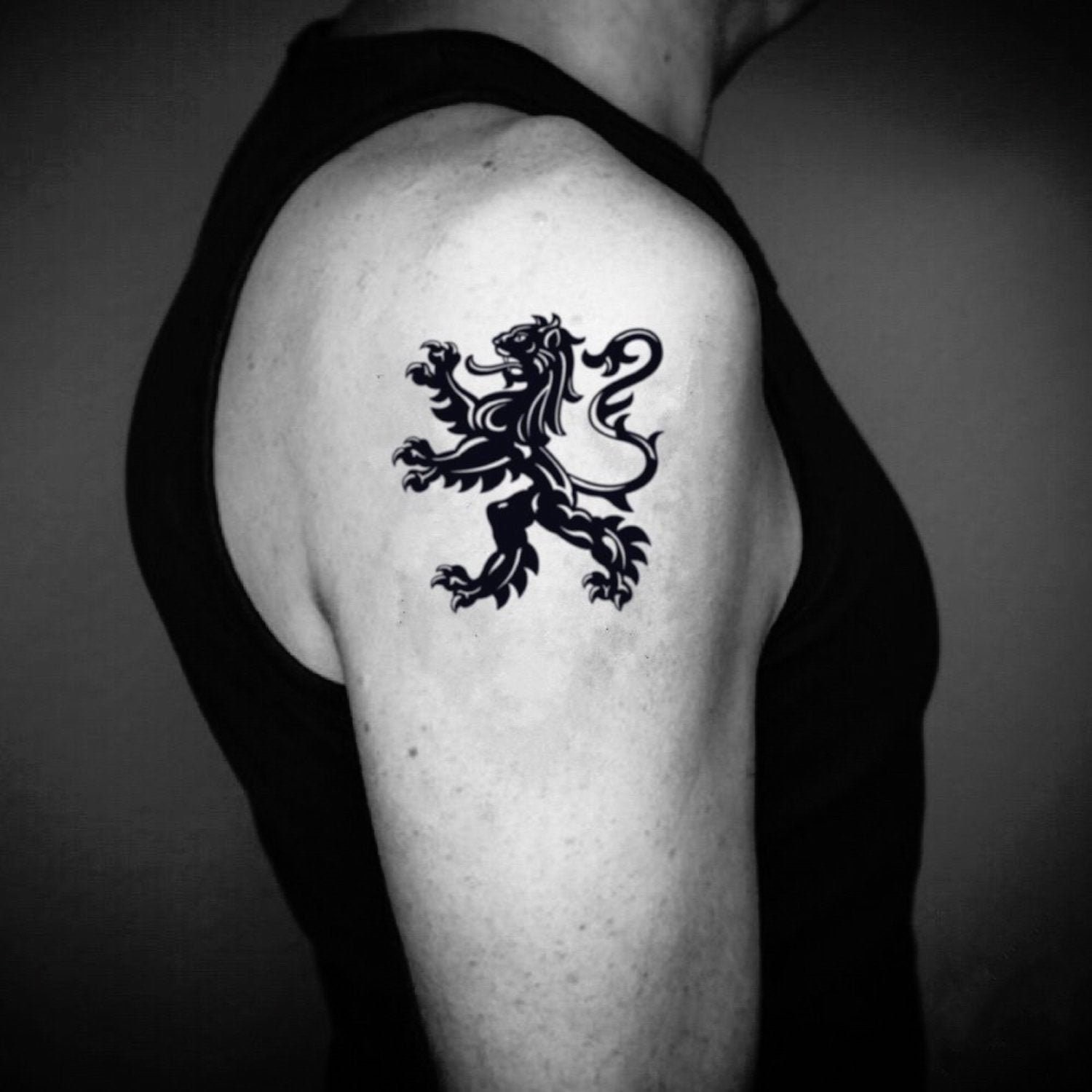 Rampant Lion tattoo