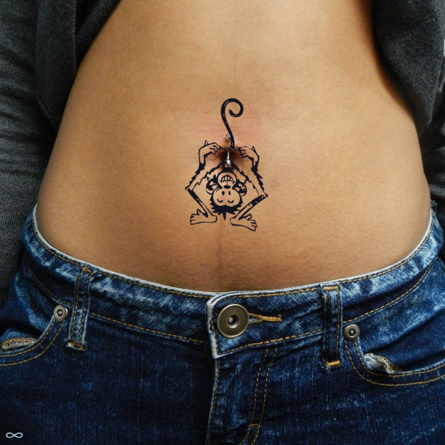 Stomach Butterfly Tattoo by nikolettkapor  Tattoogridnet