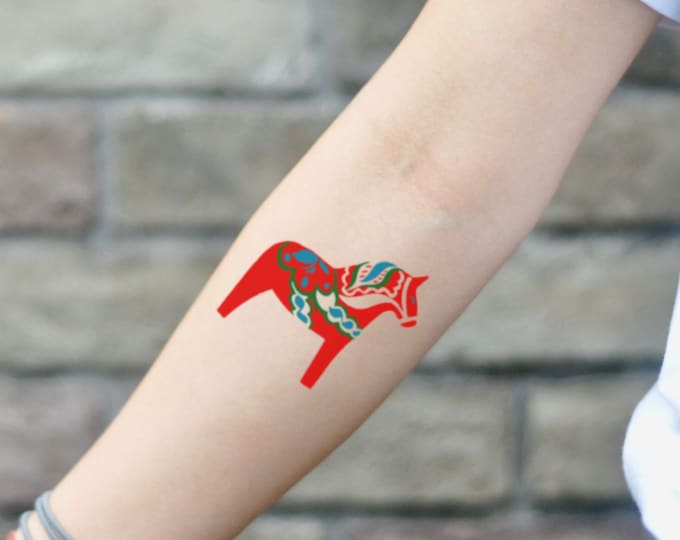 Don't Worry Be Happy Temporary Tattoo Sticker set of 2 | Etsy