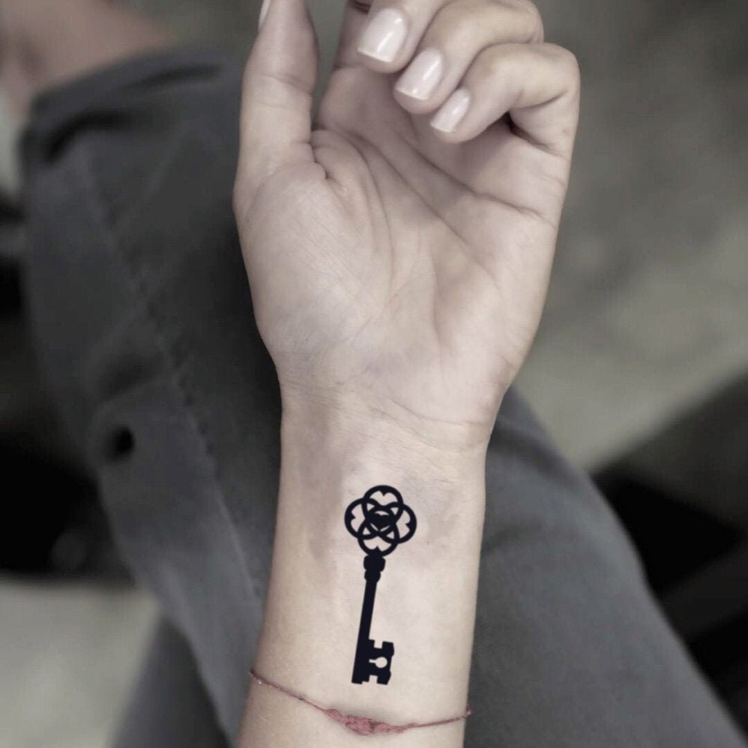Adesivo per tatuaggio temporaneo con mappa del tesoro (set da 2) - Italia