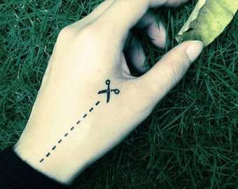 Scissor Tattoo - Etsy Denmark Scissor Tattoo - Etsy Denmark
