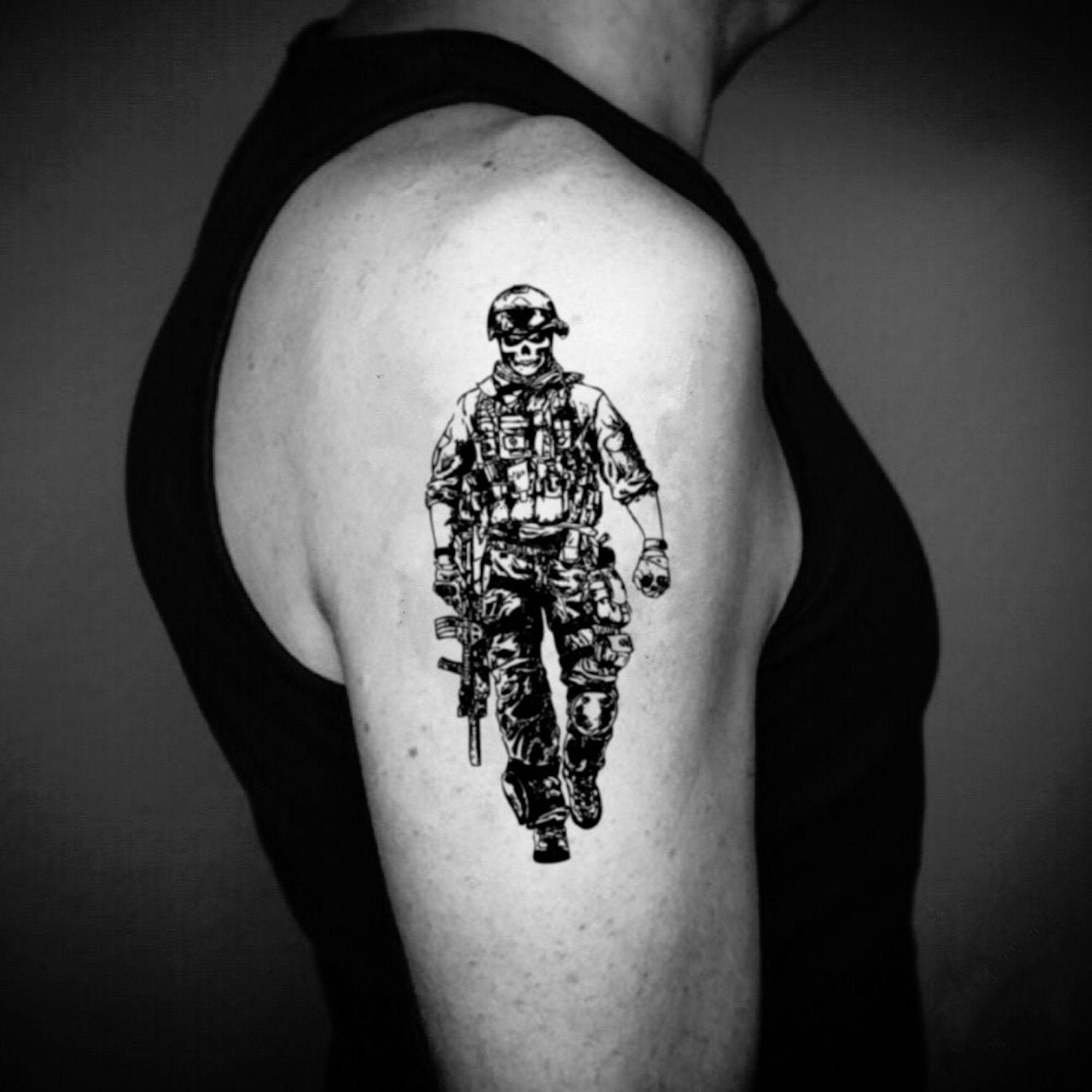 tribute to a fallen soldier thanks tattoo tattoos  Flickr