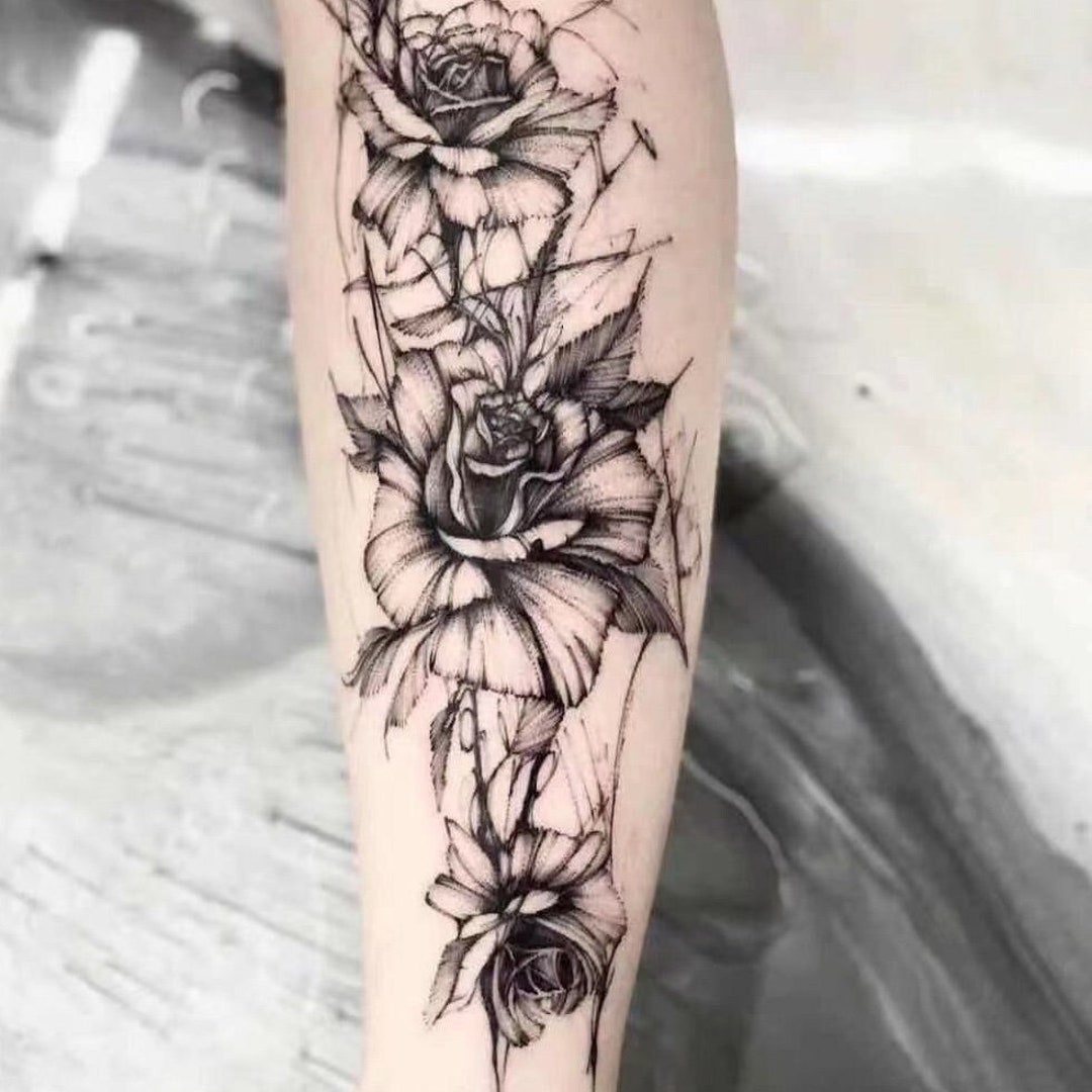 Catalyst Tattoo - Thigh banger: Rose and amethyst crystal... | Facebook