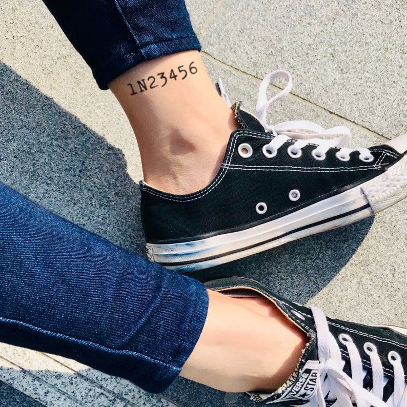 Motorcycle Gear 1N23456 Temporary Tattoo Sticker set of 2 Etsy