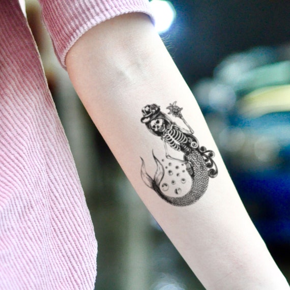 Skeleton Mermaid Tattoo  Best Tattoo Ideas Gallery