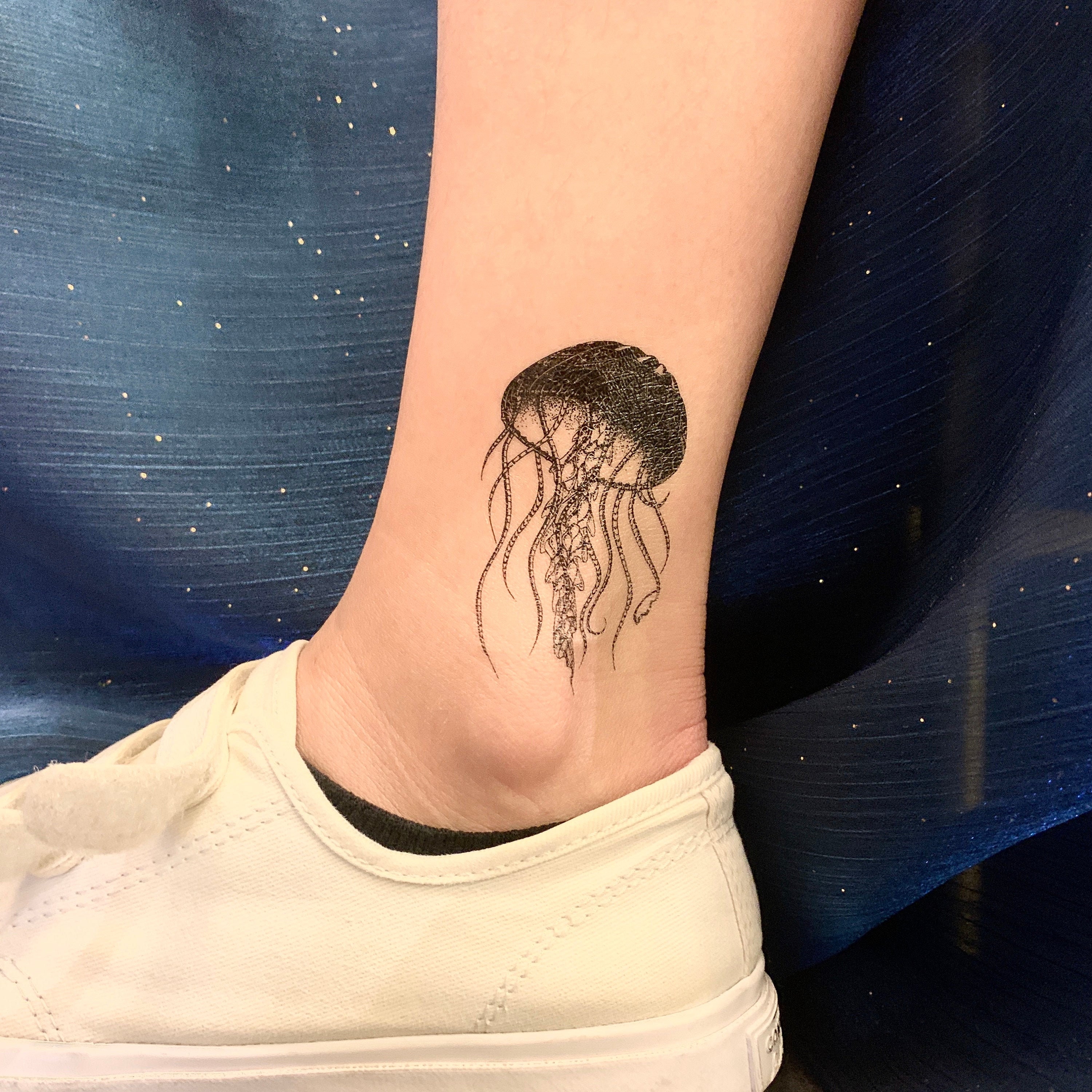 Jellyfish Tattoo - Etsy Jellyfish Tattoo - Etsy