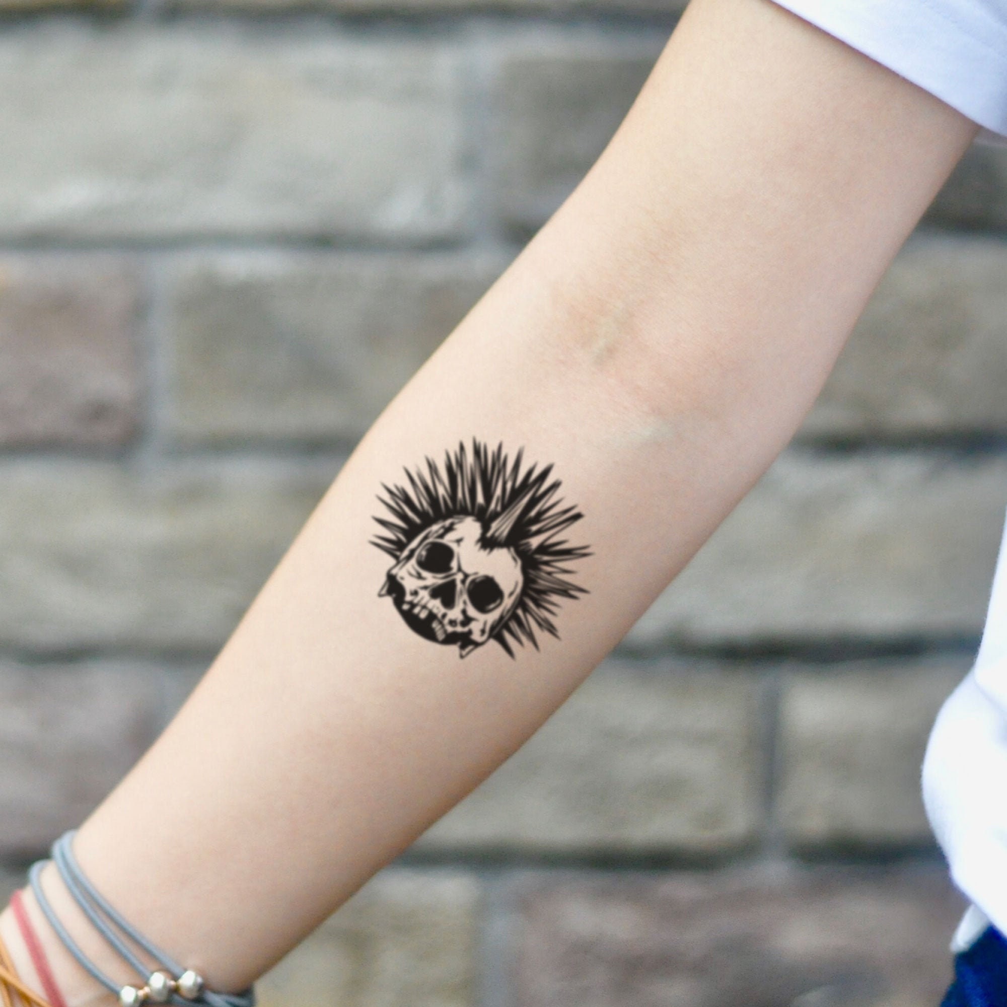 Punk Rock Inked Girl Midjourney Prompt - Customizable Tattoo Art –  Socialdraft