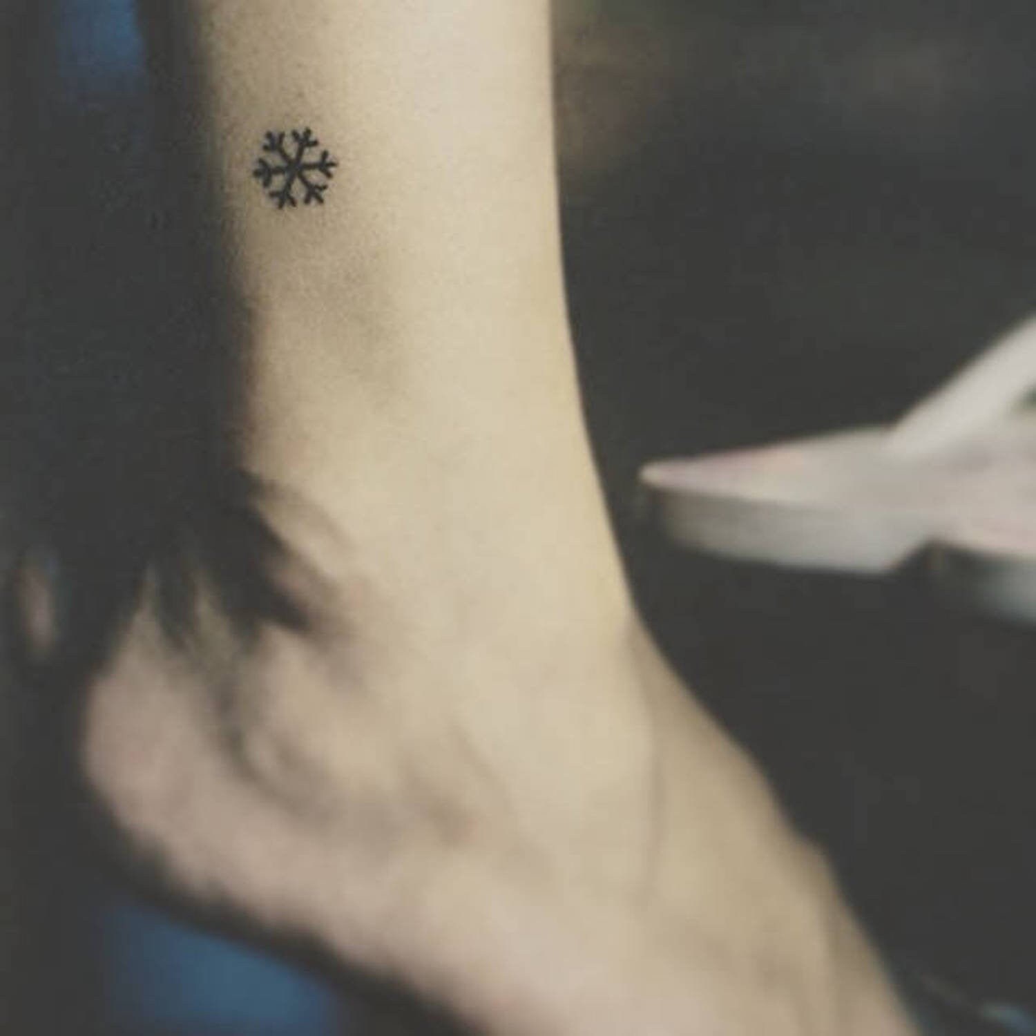 Tatouage Flocon De Neige Minimaliste Petits flocons de neige temporaire faux tatouage autocollant - Etsy France