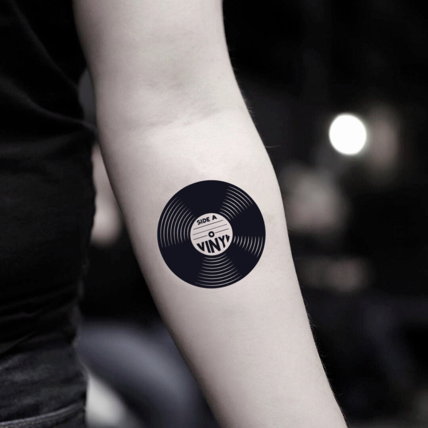 Music Record Tattoo - Etsy Singapore