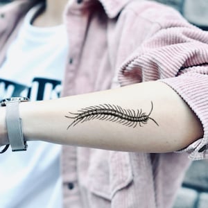 Centipede Temporary Tattoo Sticker (Set of 2)