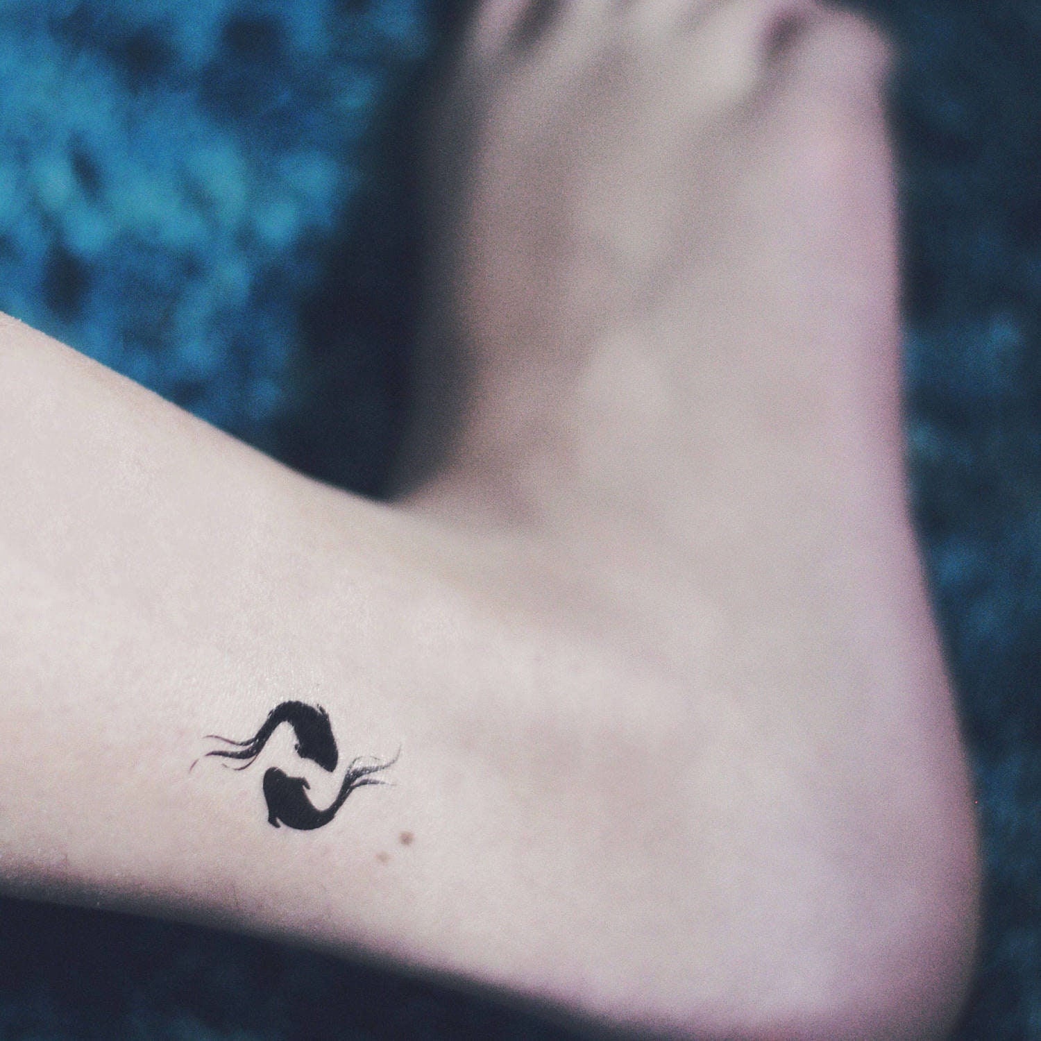 Pisces Small Tattoo - Etsy Pisces Small Tattoo - Etsy