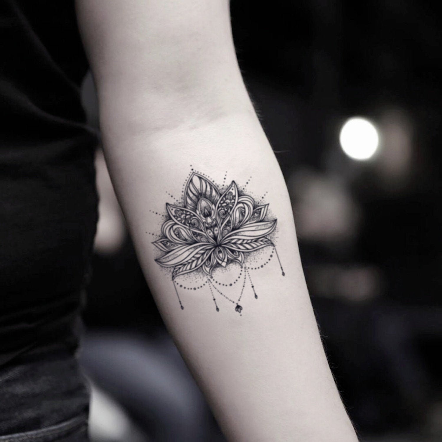 Mandala tattoo on exterior forearm Tattoo Producion Jhaiho